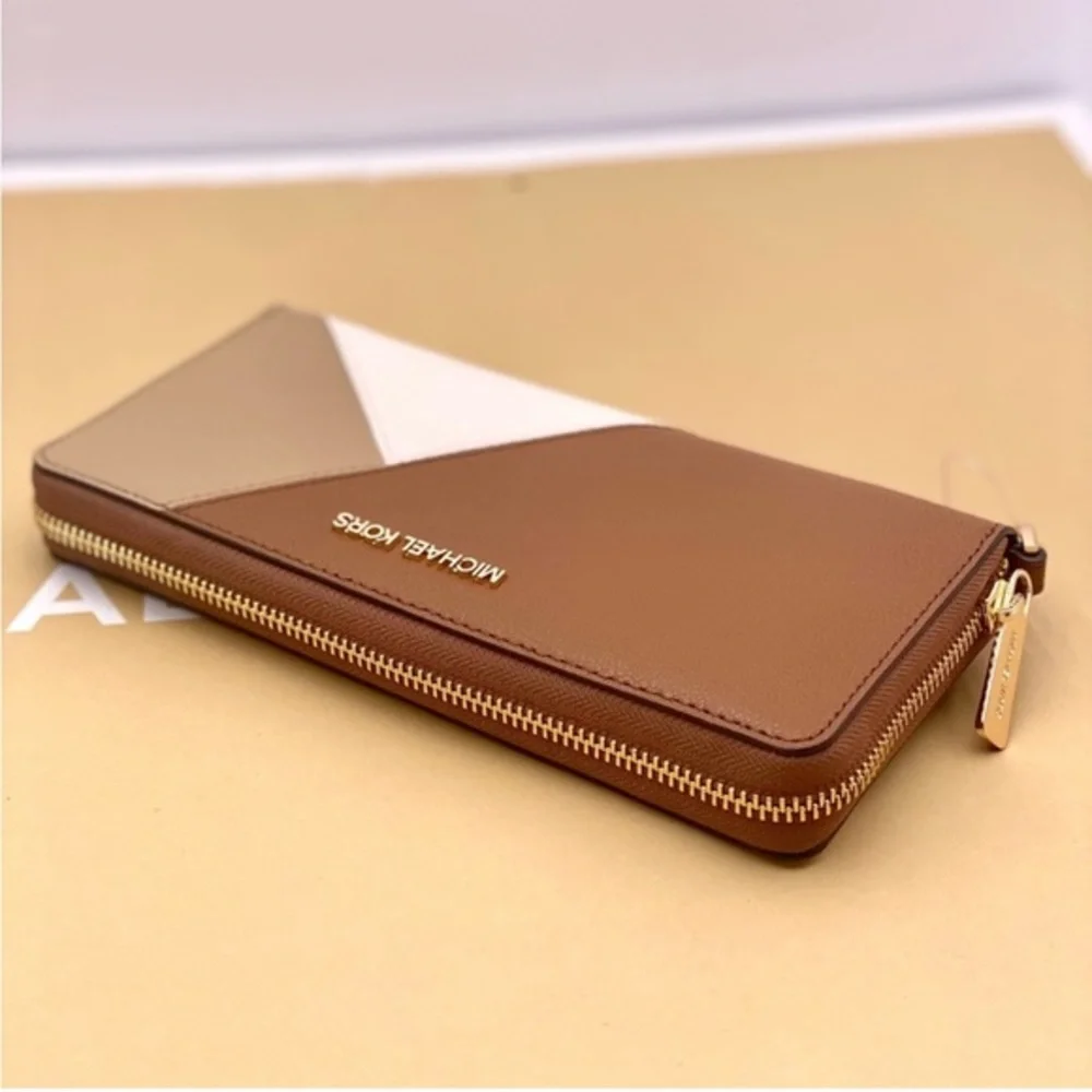 Michael Kors Large Continental Wallet Wristlet Luggage Multi - Picture 9 of 10